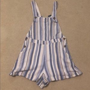 Hollister Striped Lavender Romper